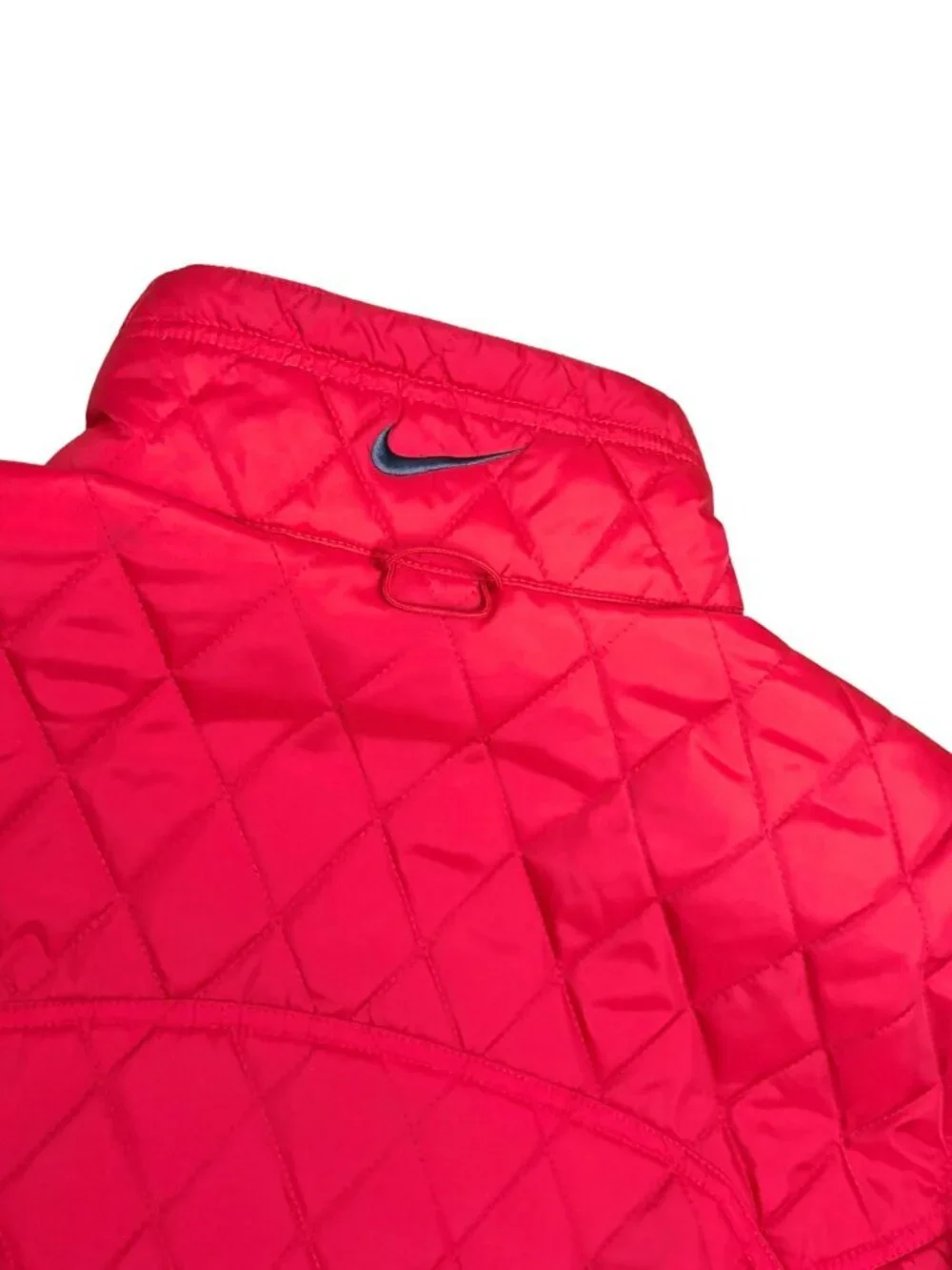 Nike Vintage Red Jacket Puffer Y2K Streetwear Fleece Lined Mens Large